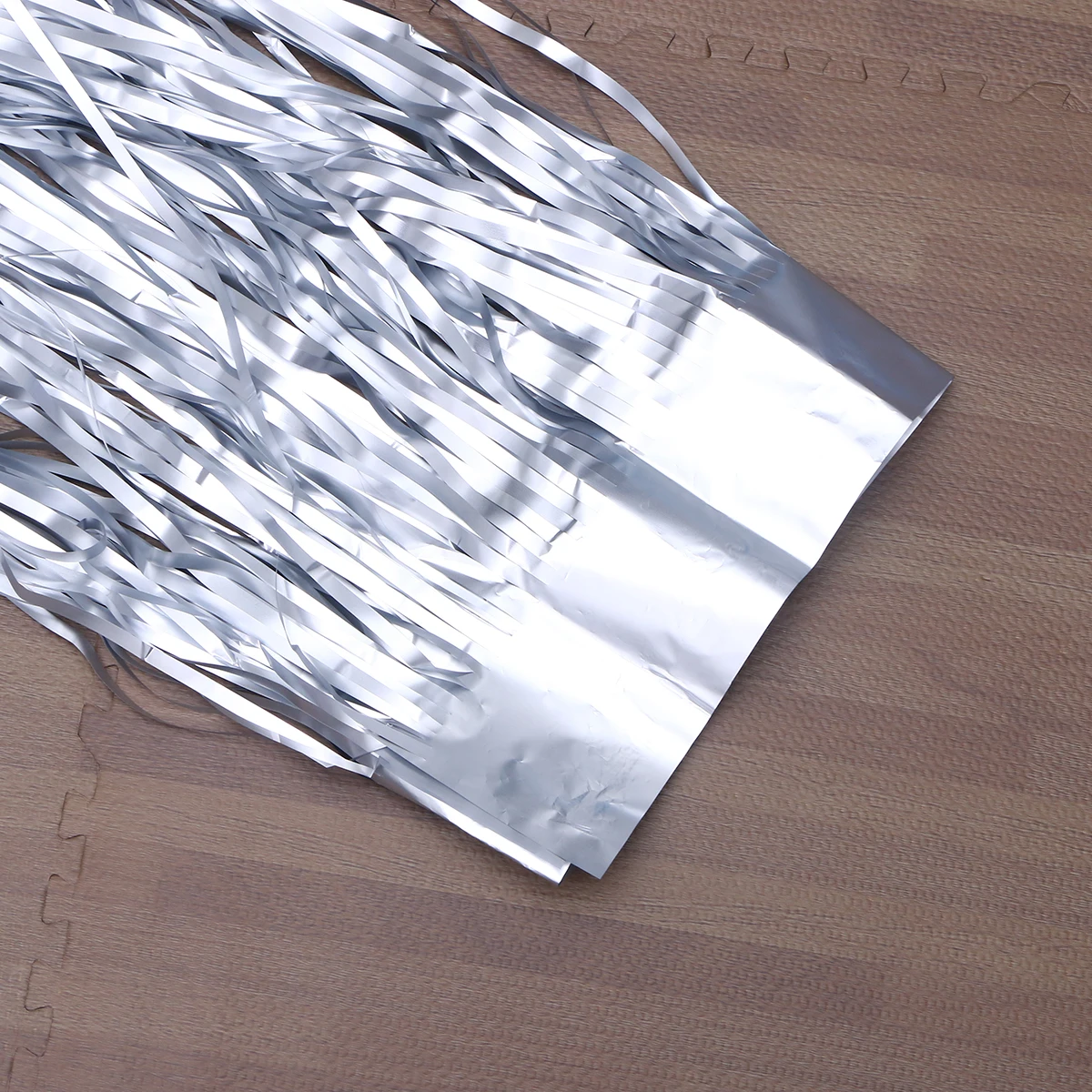 

Party Fringe Curtain Tassels Decor Decoration Festival Silver Curtains Aluminum Foil