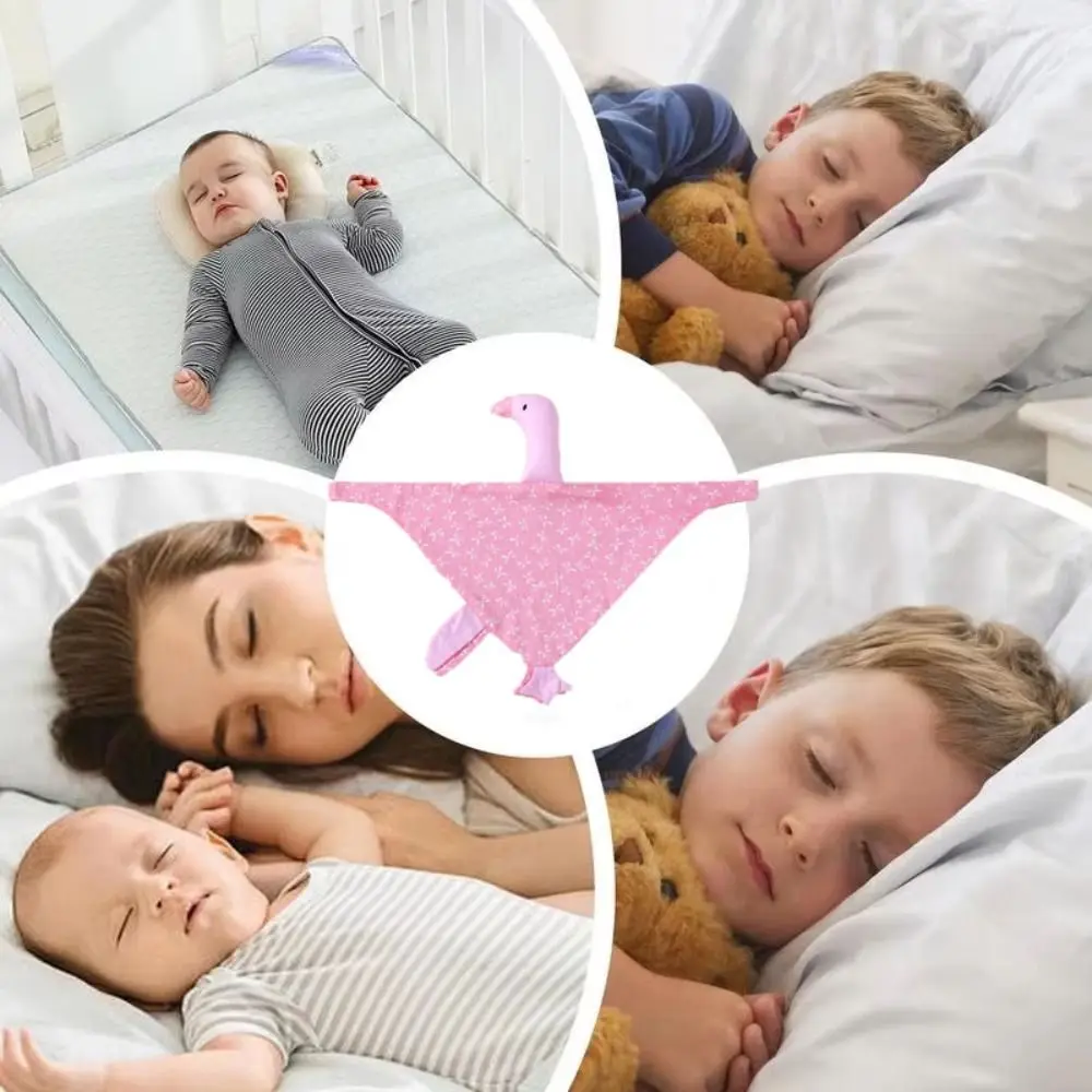 ผ้าฝ้าย Goose Baby Sleeping ตุ๊กตา Soothing หมอน Swan ทารกแรกเกิดผ้าเช็ดตัว Interactive สัตว์น่ารักเด็ก Gooses Snuggle ของเล่น