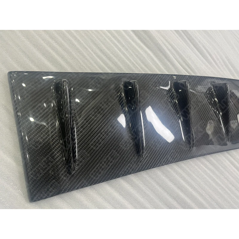 Carbon Fiber Rear Roof Spoiler Wing Visor Fit for  Lancer Evolution X 2008-2016