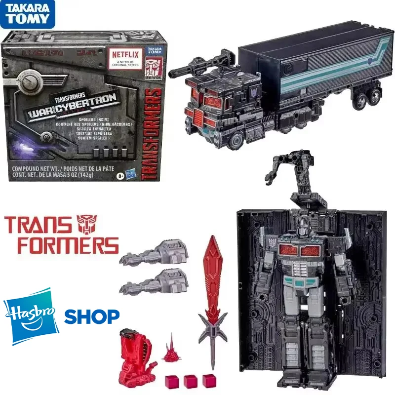 Hasbro Transformers Netflix Qualify Megatron Nemesis Prime Action Figure Free Shipping Hobby Collect Birthday Present