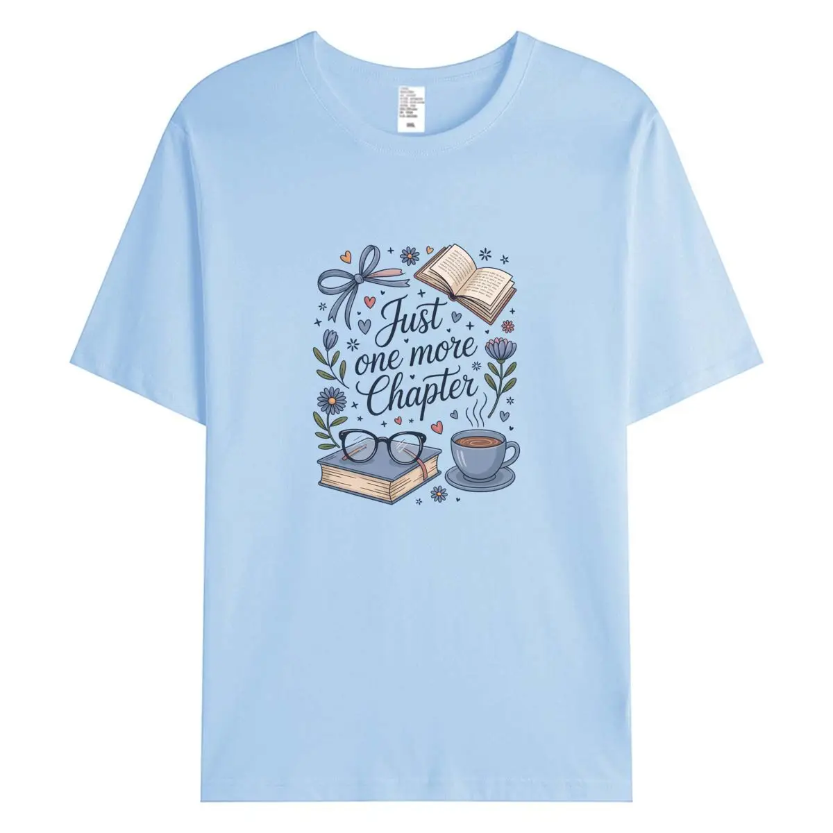 

Women's Short Sleeve T Shirts 2026 Summer Oversized Tops 100% Cotton T-shirt New Love Reading Graphic Tee Female Tshirt Clothing