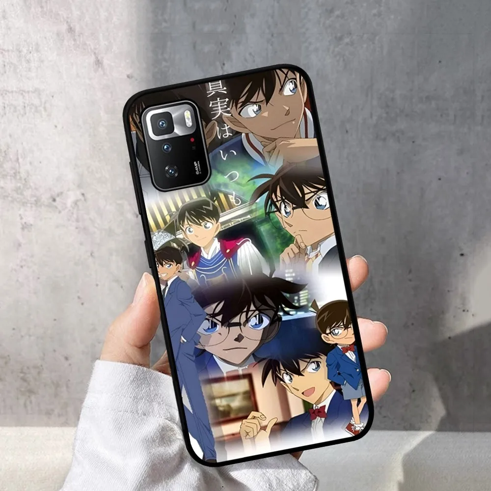 Detective Conan Anime Phone Case For Redmi Note 4 X 5 A 6 7 8 T 9 9S 10 11 11S 11Epro Poco M3 pro