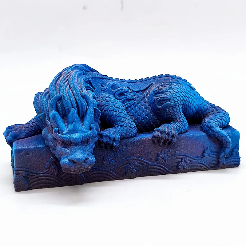 

Oriental Dragon Candle Silicone Mold DIY Party Cake Decoration Tool Dragon Chocolate Mold Halloween Decoration Tool