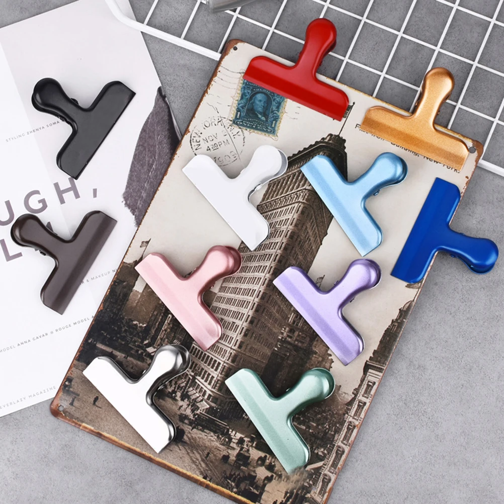 

6 Pcs Colored Closure Clips Air Tight Seal Bag Sealer Sealing Rust-resistant Stick