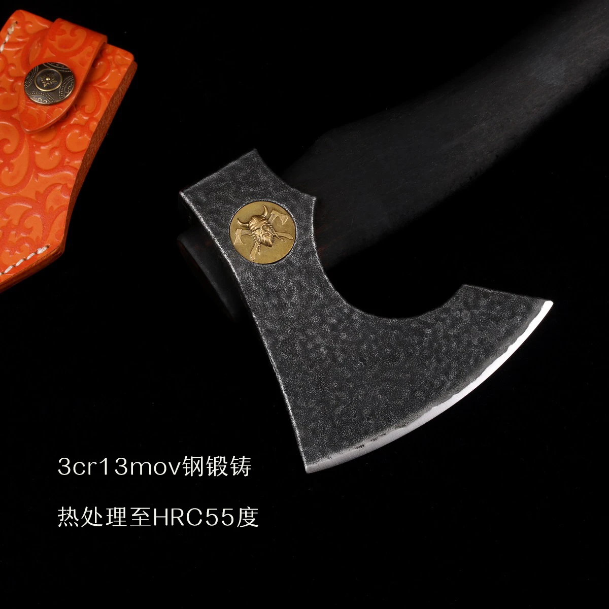 

NEW Alloy Steel Cast and Forged Multi-functional Outdoor T actical Hand Axe Household Splitting Material Camping Survival Tool