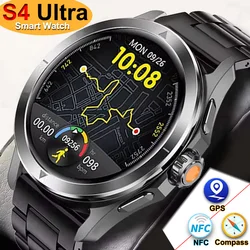 2025 New For Xiaomi S4 Ultra Outdoor Sports Smart Watch Men AMOLED Screen NFC GPS Compass Waterproof Bluetooth Call SmartWatches