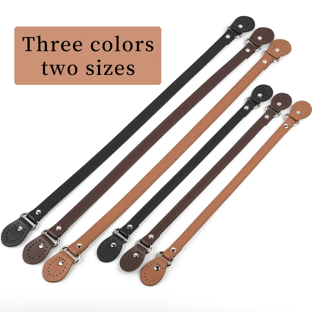 

1 Pair PU Leather Bag Strap Women Shoulder Bag Handbag Handle Strap Replacement Bag Belt Accessories