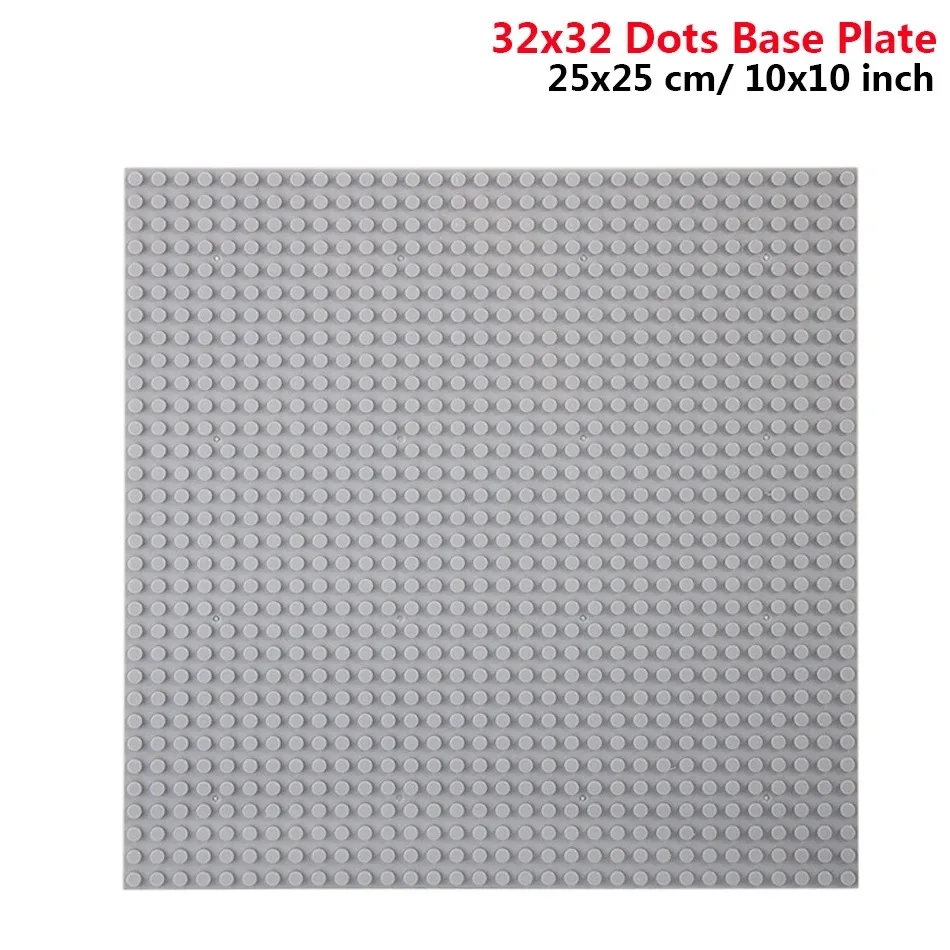 32x32 32x16 Dots Classic Building Blocks Base Plate MOC DIY Small Size Bricks Baseplate Parts for City Figures Children Toys