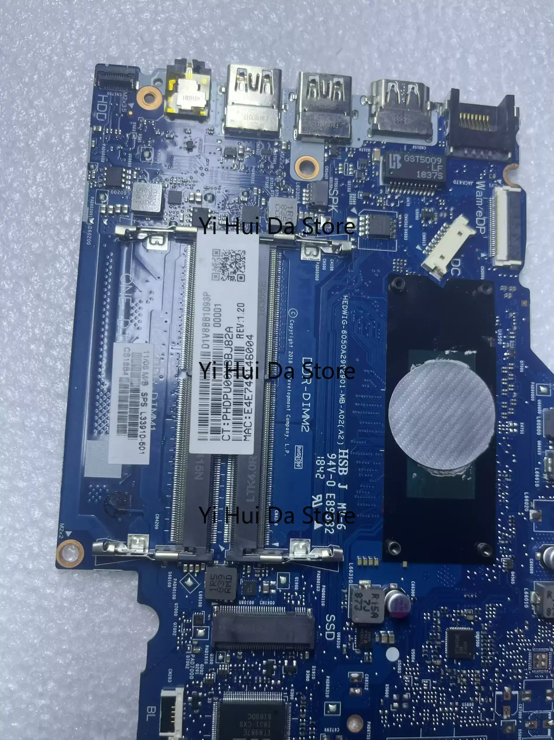 Original Laptop Motherboard For HP TPN-I131 14-CF 14S-CF 14-CK 14-CM With 8th Gen  I3 I5 I7 Processor Notebook Main