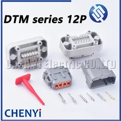 12 Pin Deutch IPD DTM Connector DTM15-12PA DTM13-12PA PBC Straight Needle bender Seat DTM06-12SA DTM04-12PA DTM15-12PA-G003