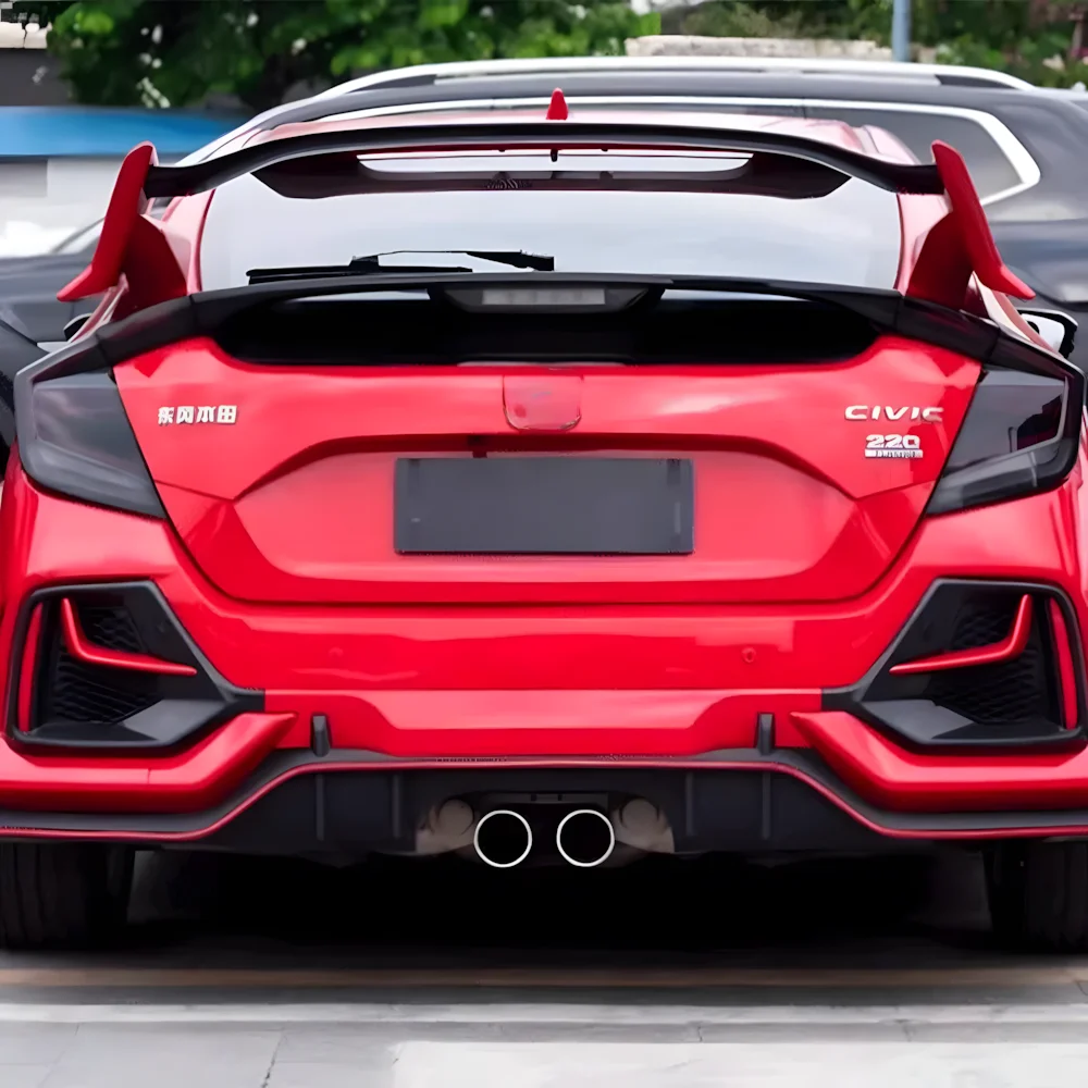 

Для Honda Civic X 10th FC FK7 FK8 2016-2021 Автоматические задние фонари в сборе, обновленный светодиодный динамический мерцающий автомобильный задний фонарь, аксессуары