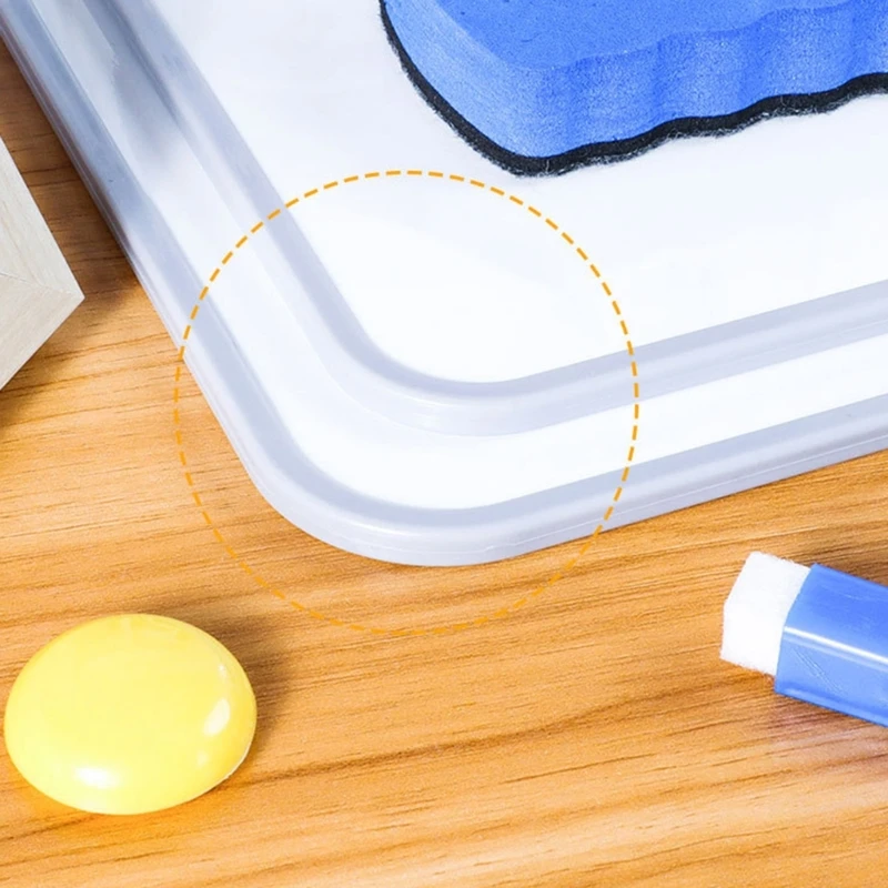 Mini tableau blanc Double face format facile à nettoyer, effaçable à sec magnétique, livraison directe