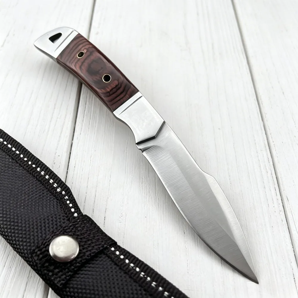 K91 Praktische Outdoor-Ausrüstung EDC Camping Wandern Angeln Mehrzweckmesser Tragbares Feststehendes Messer für den Täglichen Gebrauch – Detail 5