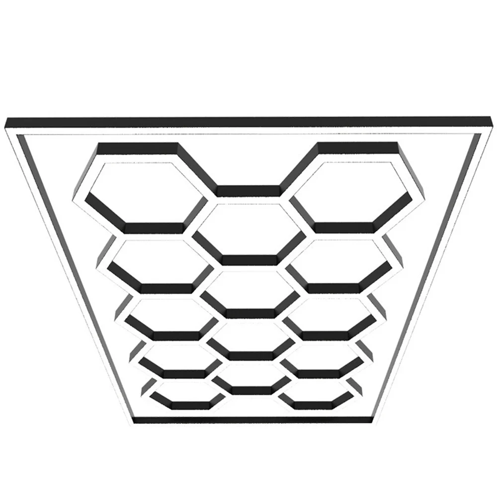 Ceiling Portable 6000K  Easy Installation Auto Detailing Honeycomb LED Ceiling Lights for Car Showroom Garage Workshop