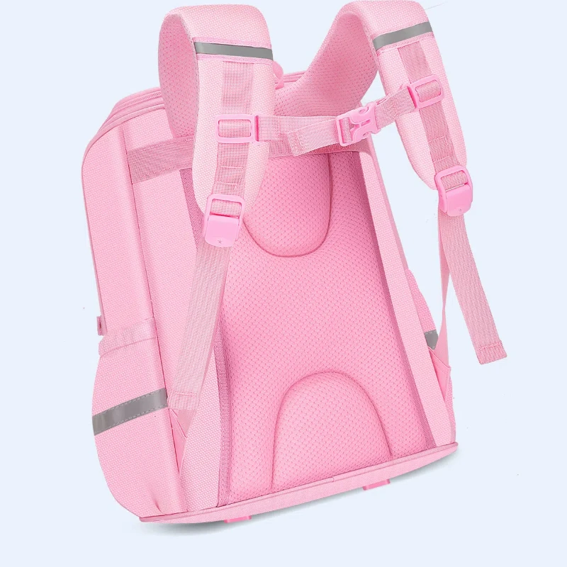 Mochila ortopédica impermeable para niños y niñas, morral escolar para escuela primaria, bolsa para libros