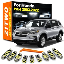 ZITWO LED Interior Dome Reading Light Bulb Kit For Honda Pilot 2003 2005 - 2015 2016 2017 2018 2019 2020 2021 2022 Accessories