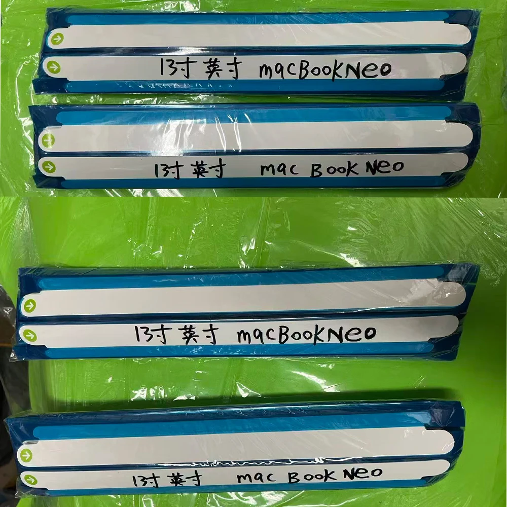 100 Set New Package Box Seal Sticker For MacBook Neo Pro 16 14 Air 15 13 inch M2 M4 M5 Max Open Outer Packing Wrap Sealing Paper