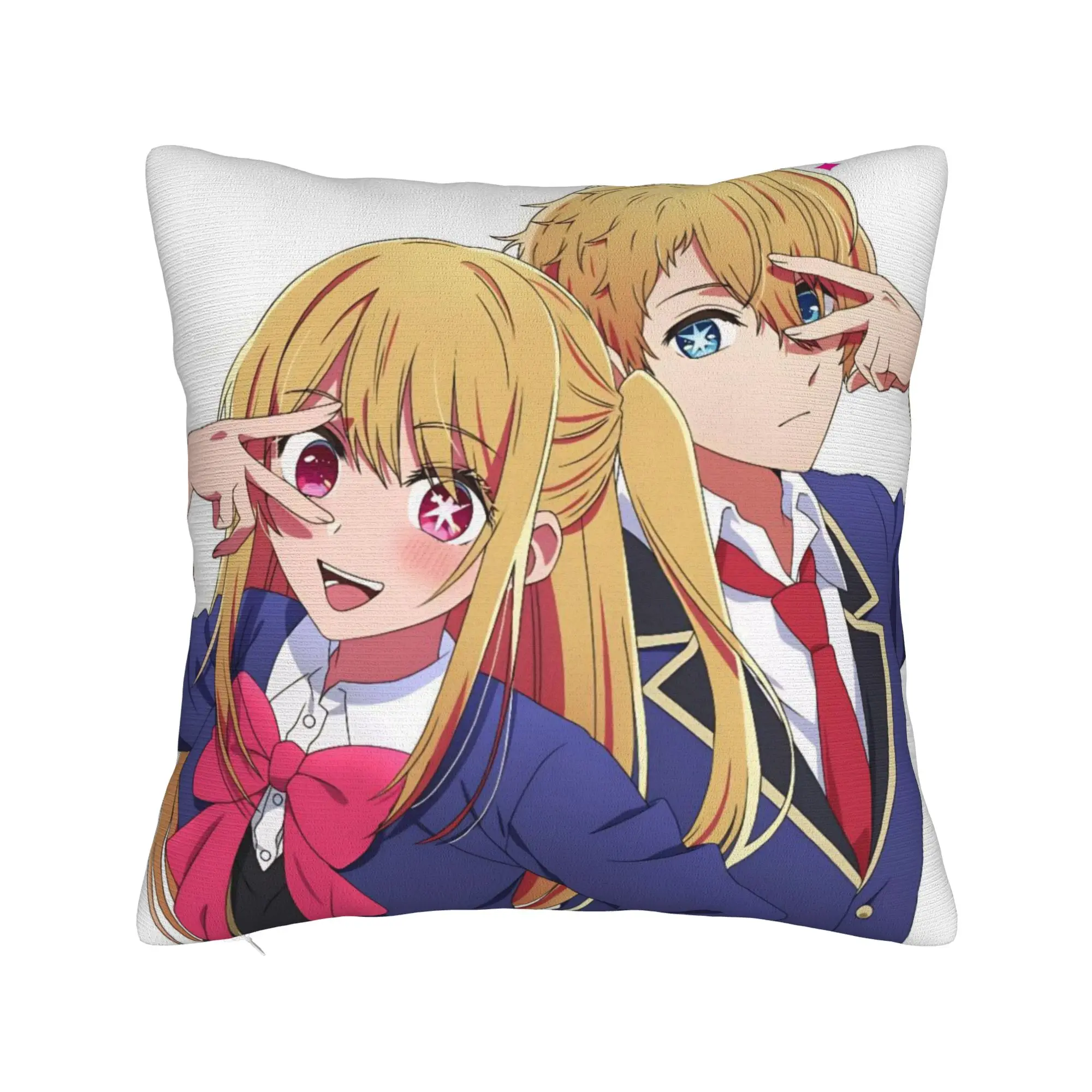Oshi no Ko Anime Pillowcase Merchandise Printing Cushion Cover Gift  Throw Pillow Case Cover Home Multi-Size