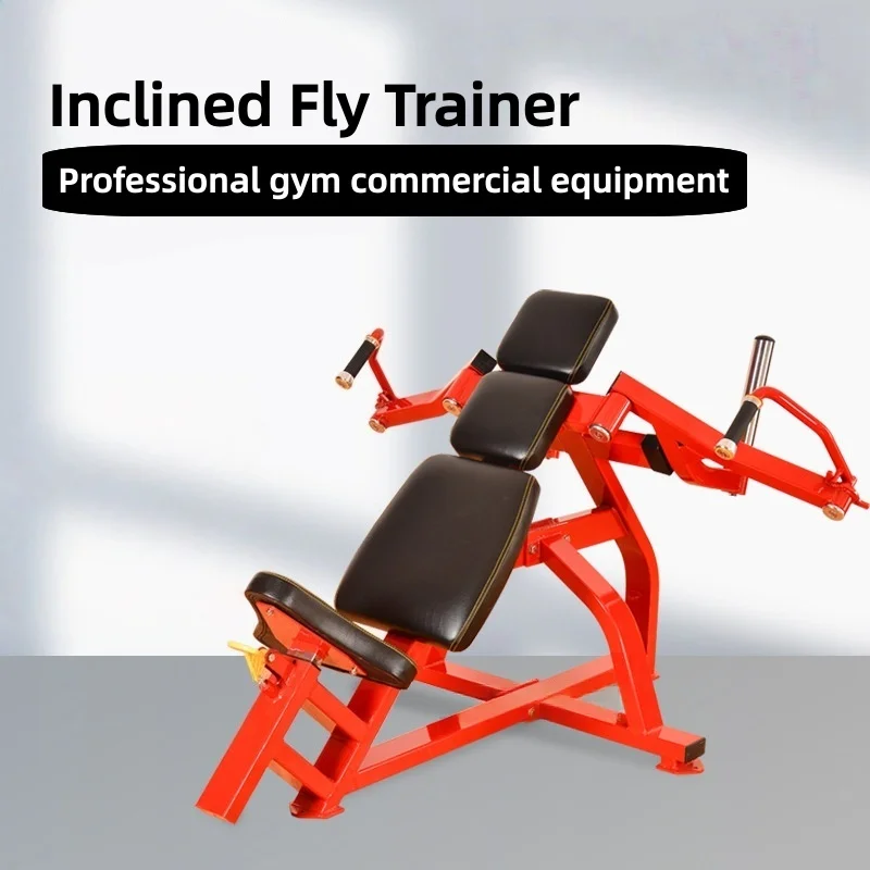 Upward Inclined Bird Trainer Commercial Inclined Machine Hanging Plate Sitting Chest Clamping Pectoral Muscle Strength Equipment