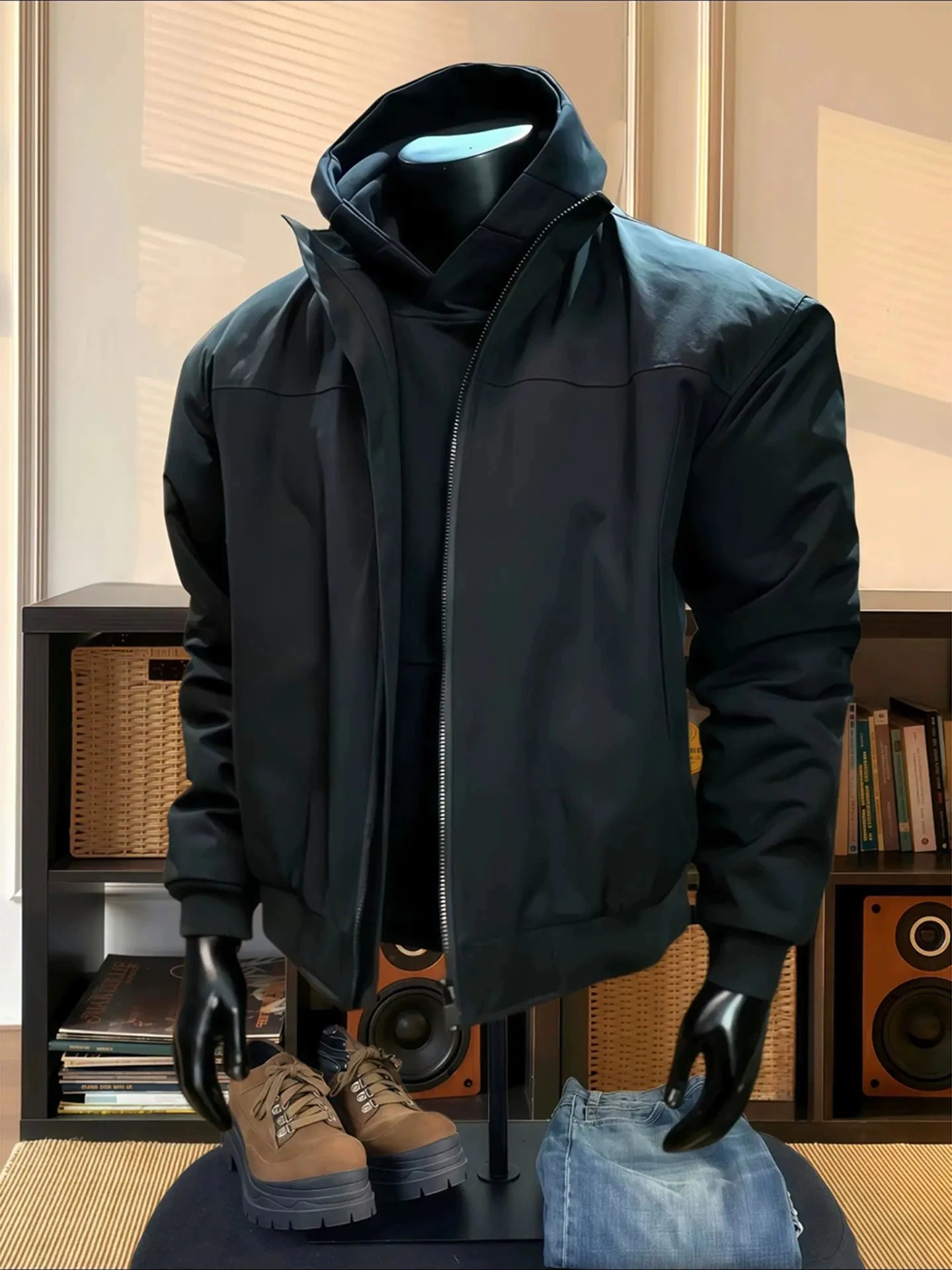 

Мужская куртка-ветровка Cleanfit Bla Flight Jaet 3-в-1 для активного отдыха, рабочая одежда, верхняя одежда, осень-зима, повседневная