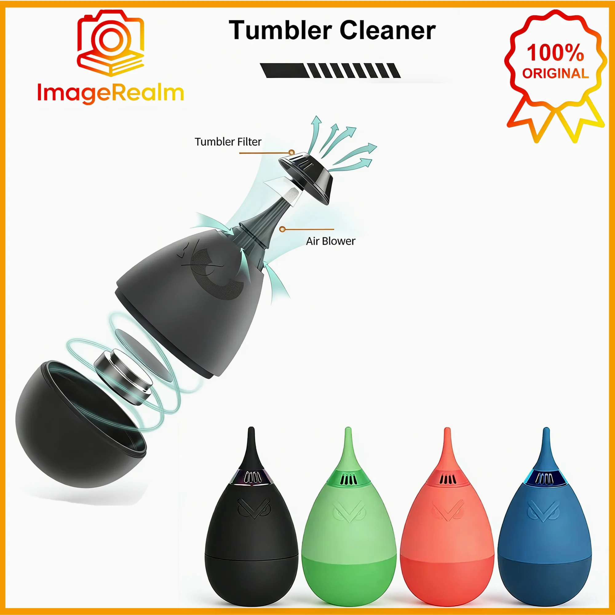 

Профессиональный воздуходув VSGO V-B01E с резиновым шариком и фильтром для очистки объективов и сенсоров камер Nikon, Sony, Canon