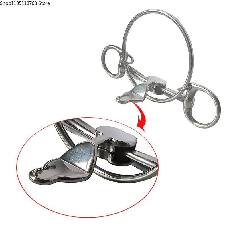 horse-bit-stainless-steel-mouth-comfort-bit-training-equipment-equestrian-supplies-snaffle-bit
