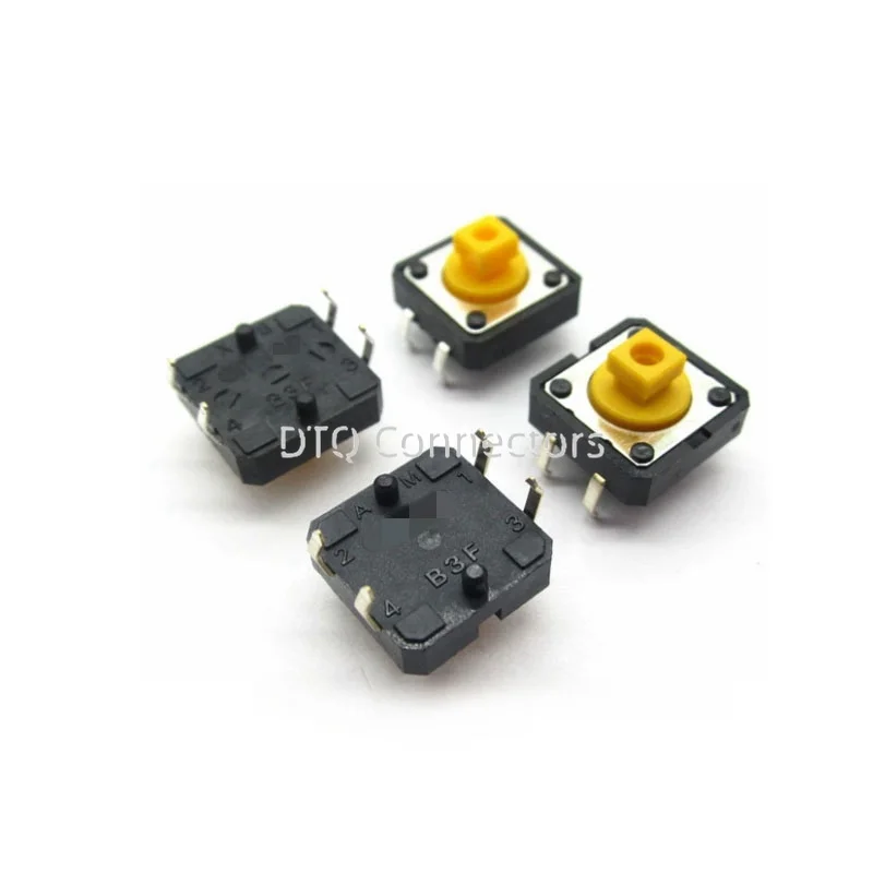 10pcs/lot B3F series light touch button switch B3F-4055 button switch 12x12x7.3mm