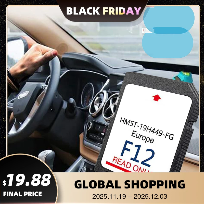 

64GB Update Map Version for Ford Sync2 F12 Full Europe Navigation System GPS SD Card HM5T-19H449-FG