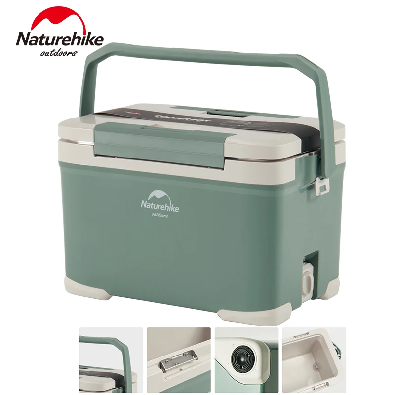 

Naturehike 22L/30L Cooler Box Outdoor Picnic Large Capacity Storage Food PP Insulation Camping Travel Car Refrigerator Ice Box