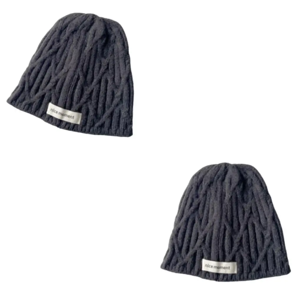 

652F Lovely Pattern Hat Gothicism Hat Stretchable Winter Hat Comfortable Lovely Hat for Men and Women