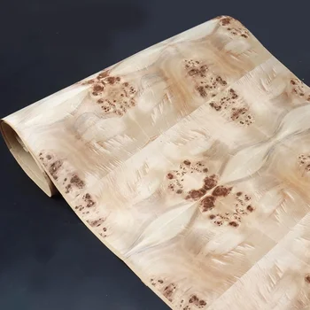 천연 포플러 석류 접합 목재 베니어 스피커 기타 상단 패널 장식, 수제, L:2.5 미터 너비: 58cm T:0.3mm 