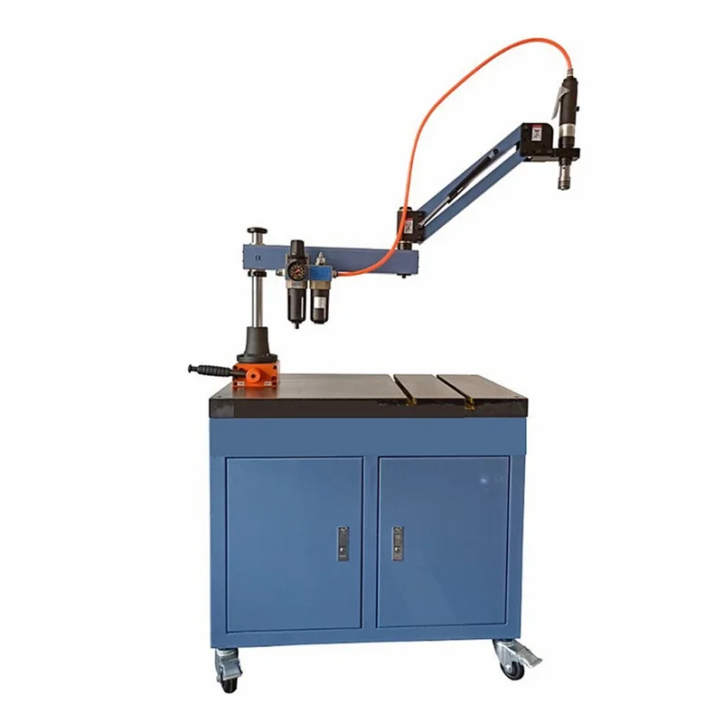 M3-M16 CNC Verticale Pneumatico Automatico Filettatura Aria Maschiatrice e Trapano Maschiatrice Testa Universale con Mandrini