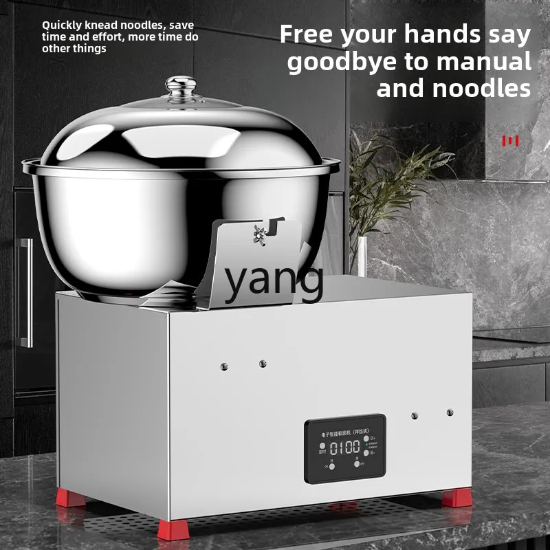 cQ stainless steel basin type electric dough mixer commercial 3/5/8 kg household filling machine view 5