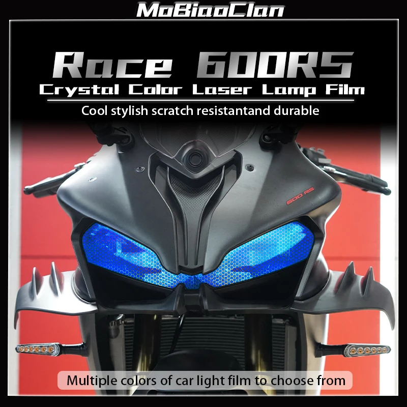 

For QJMOTOR Race600RS RACE 600RS race600rs Motorcycle headlights taillights film honeycomb protective film decorative modified