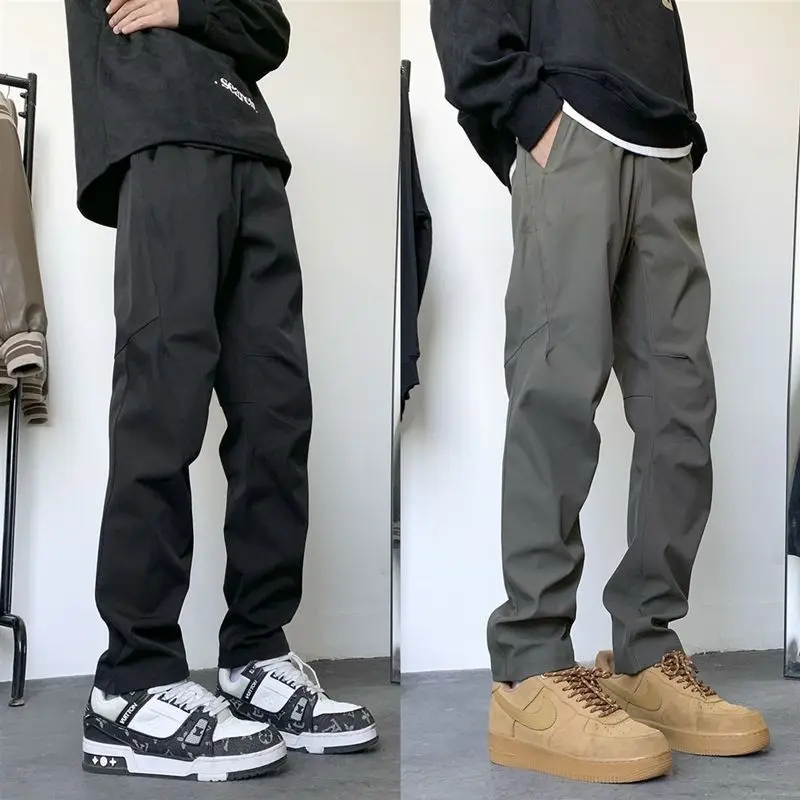 Men's Shock Pants Light Breathable Quick-drying Outdoor Summer Sports Splashing Function Casual Pants Slim-fitting Trousers