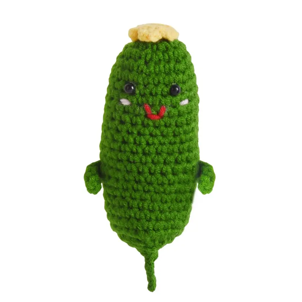 

Cucumber Pin Cushion, Handmade Knitted Pincushions, Cute Pin Cushions Needle Holders for Sewing Quilting Accessory, DIY Craft
