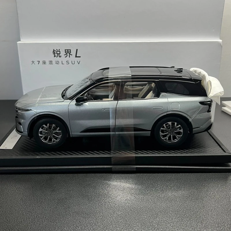 Edge L Die-Cast Metal Replica,Alloy Simulation Car Model,SUV Decoration,Adult Gift,Collectible,Grey,Silver,2023,1: 18
