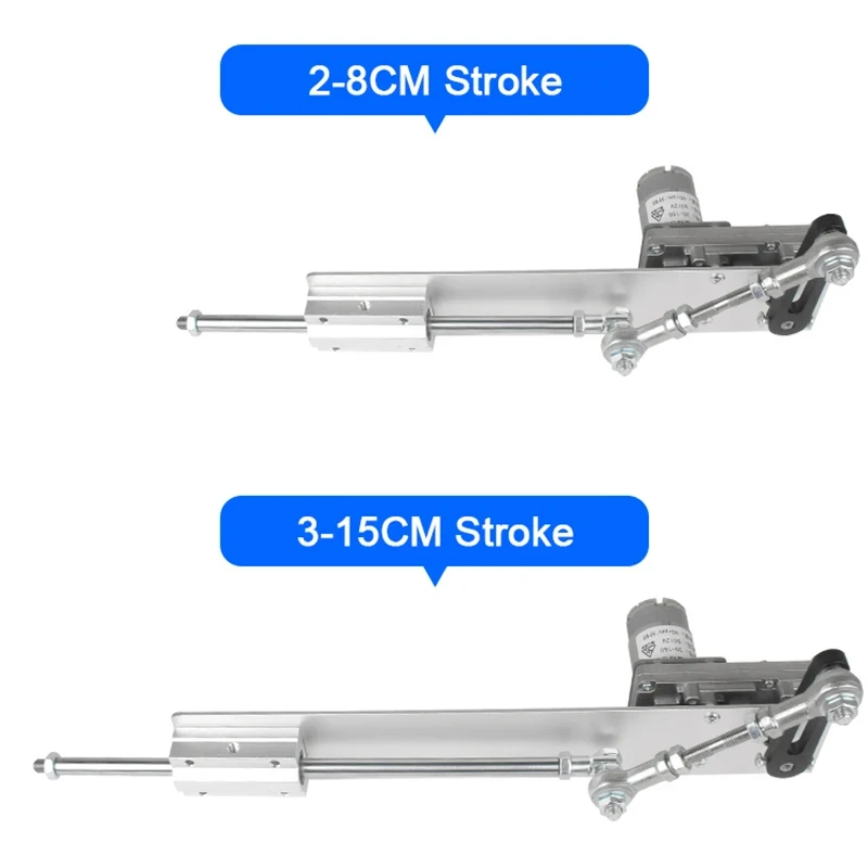 Big Thrust Telescopic Linear Actuator with Suction Cup 3XLR Connector Adjustable Stroke 6-20CM 3-15CM 100V-240V
