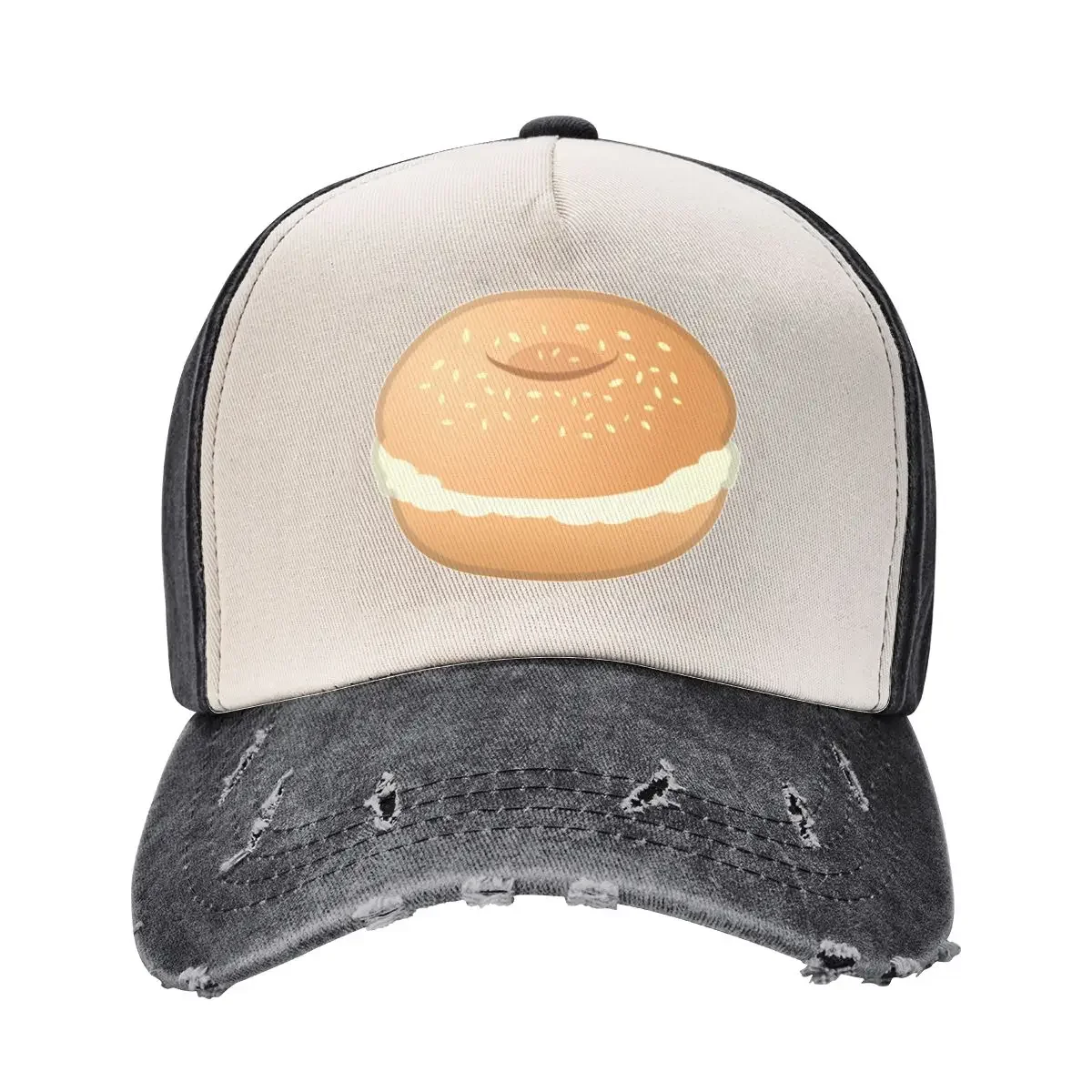 Bagel Gift for Bagel Lovers Baseball Cap Golf Hat Man Sunscreen Snapback Cap For Women 2025 Men's