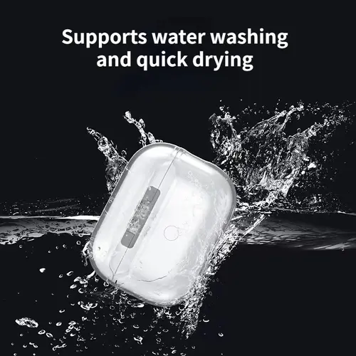 Transparent Protective Case Cover For Airpods Pro 2 EarphonesTPU Soft Skin Shockproof Case Designed for Airpods Pro2 Earbuds - Image 4