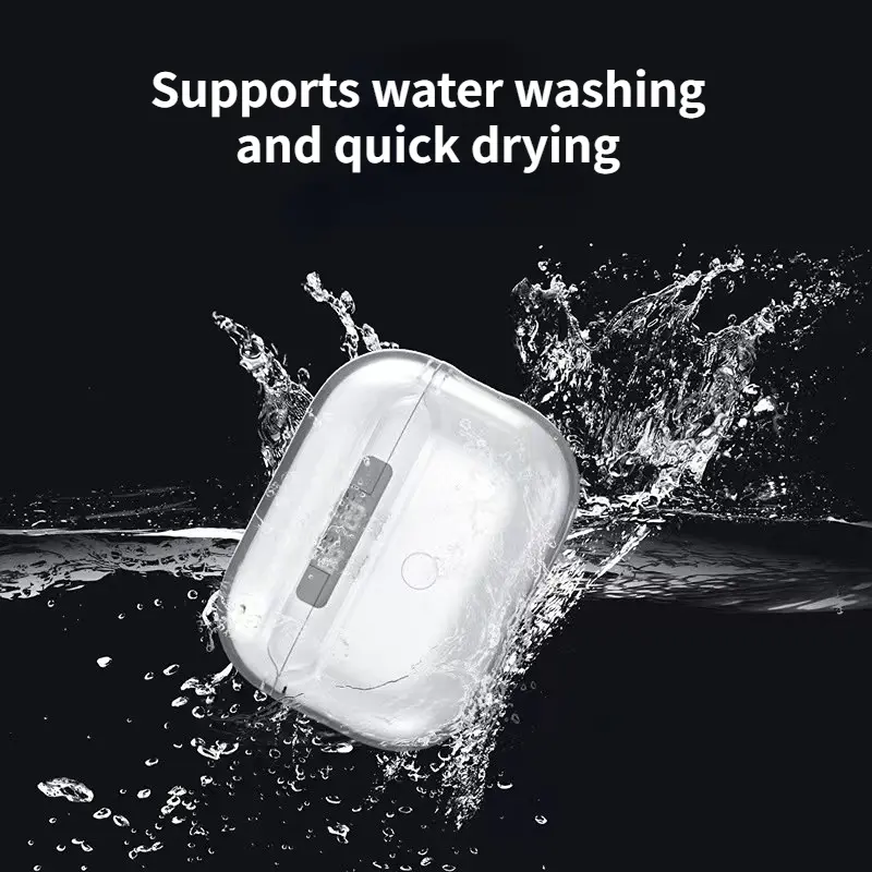 Transparent Protective Case Cover For Airpods Pro 2 EarphonesTPU Soft Skin Shockproof Case Designed for Airpods Pro2 Earbuds - Image 4