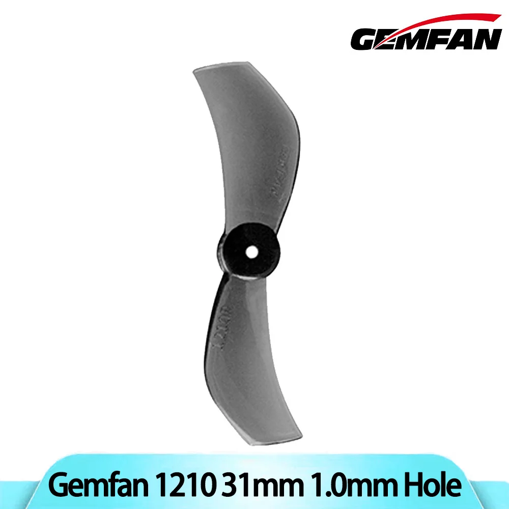4pairs Gemfan 1210 31mm 1.0mm Hole 2-Blade PC Propeller for RC FPV Freestyle Tinywhoop Micro Drones DIY Parts - view 2
