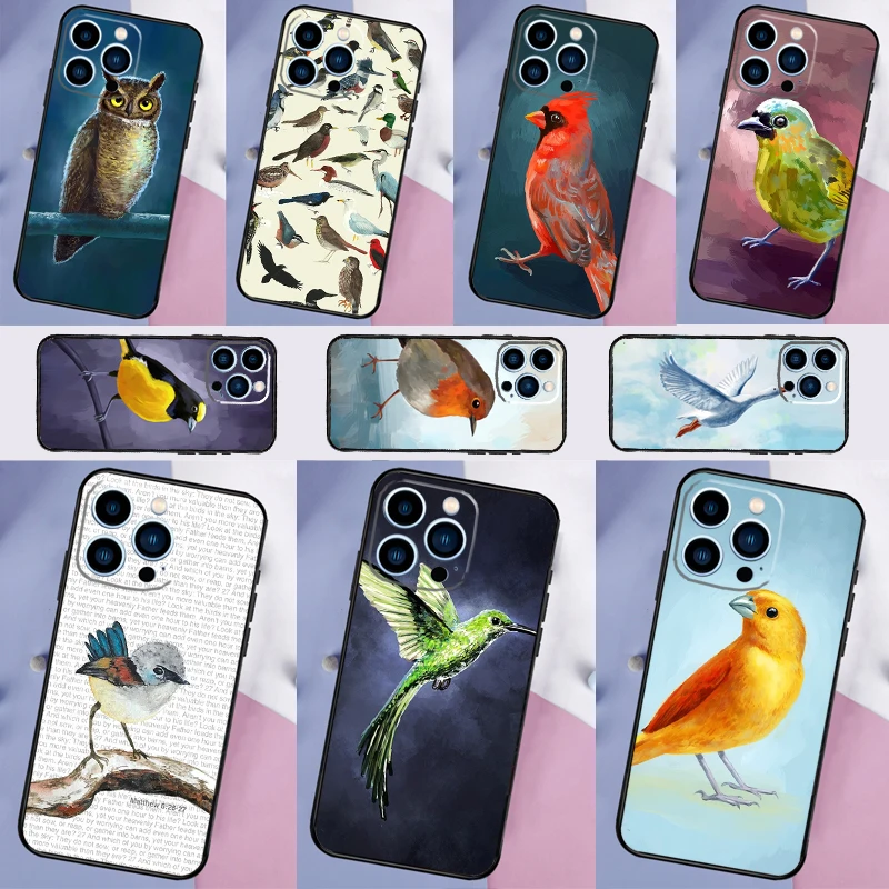 Lovely Birds Hummingbird Case For Samsung Galaxy M15 M11 M31 M21 M53 M13 M32 M52 M35 M55 M14 M34 M54 M06 M16 M36 M56