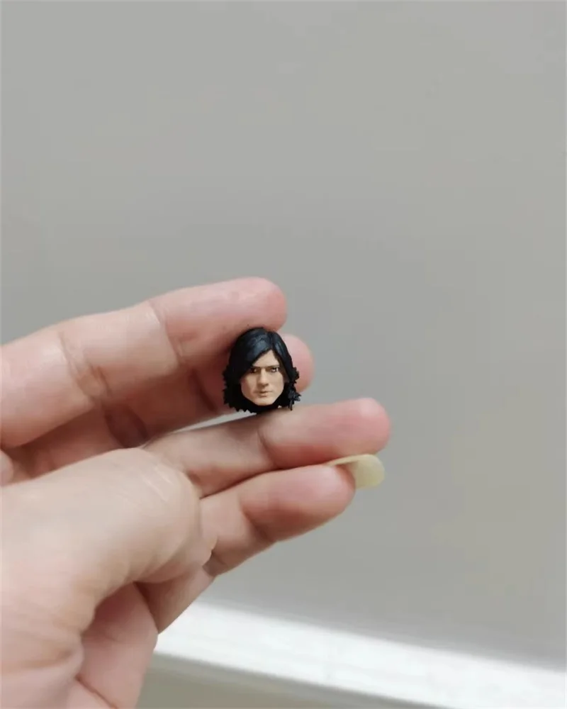 

Little 1/18 Soldier Long Hair Aaron Kwok Head Carving Model Toy Accessories Fit 3.75'' Action Figures Body In Stock