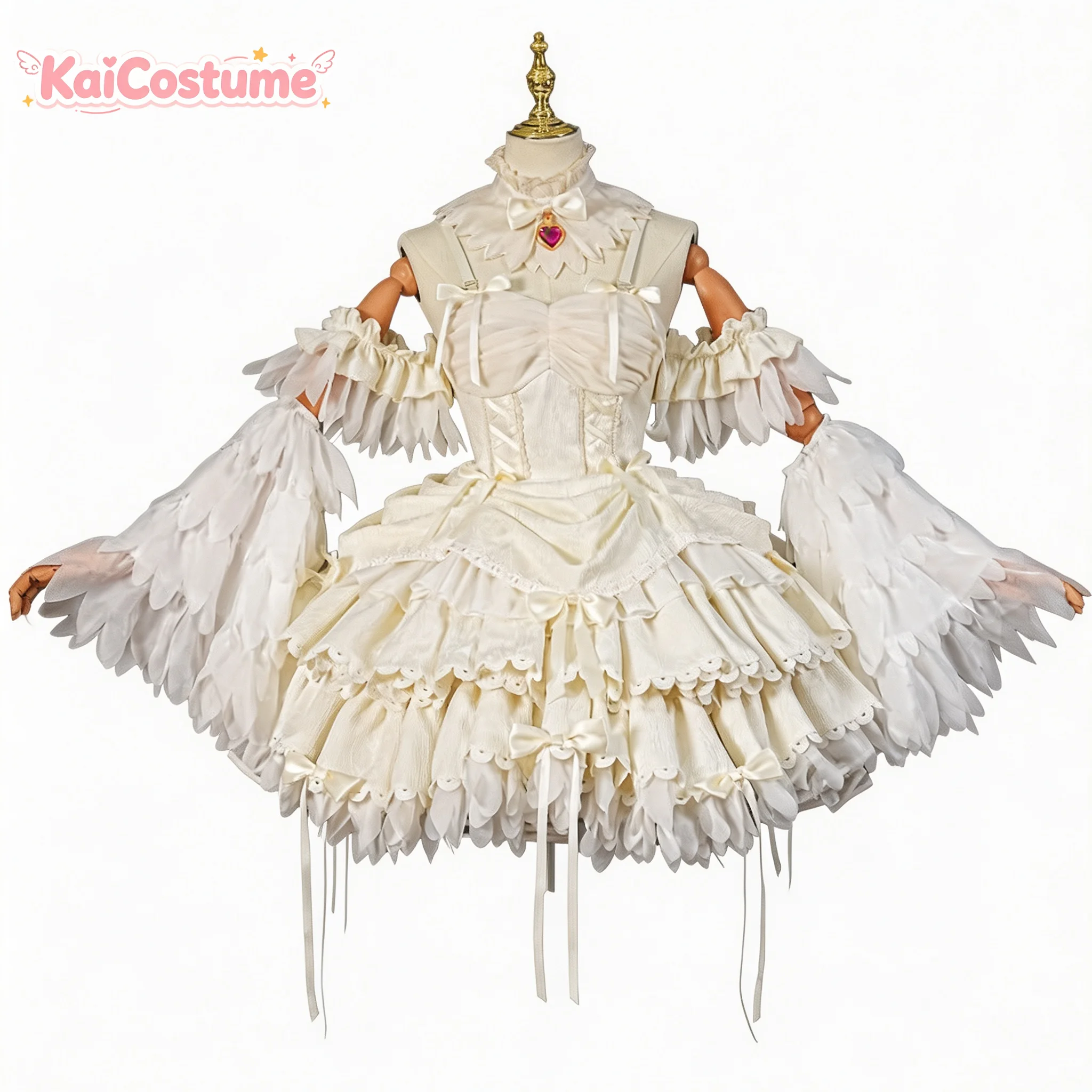 High Quality PriPara Manaka Laala Falulu Wedding Collab Cosplay Costume Full Set Women Sweet Lolita Bridal Dress For Halloween