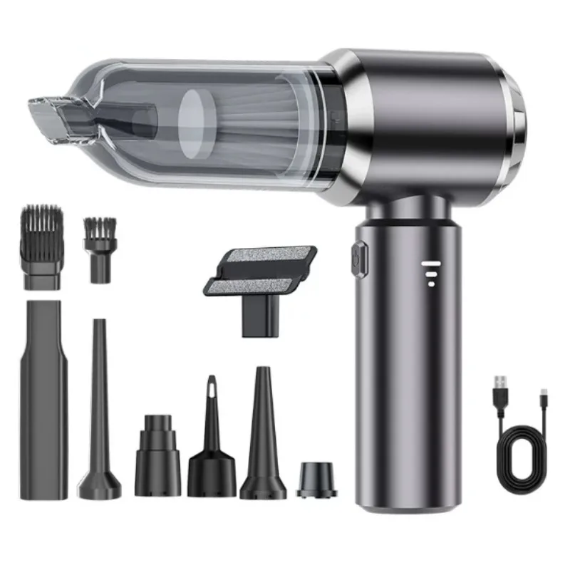 Car Vacuum Cleaner Wireless Power Display Portable Large Suction Household Handheld Vacuum Cleaner Small Mini Dust Blower