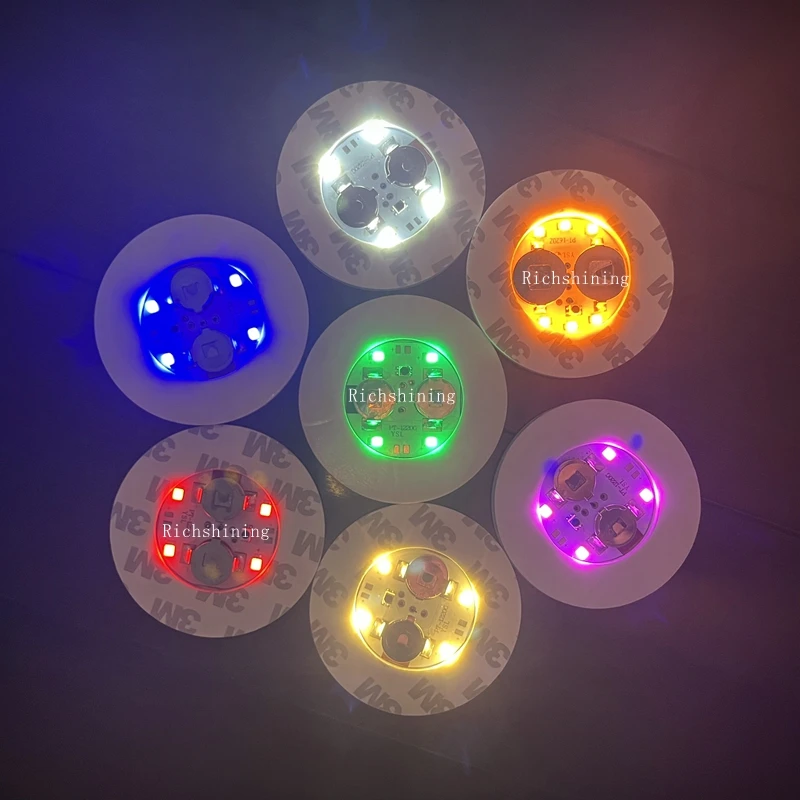 

Party Promotion Led For Cup LED Coaster Lighting Sticker Champagne Bottle Glowing Made of Glass for Halloween Party