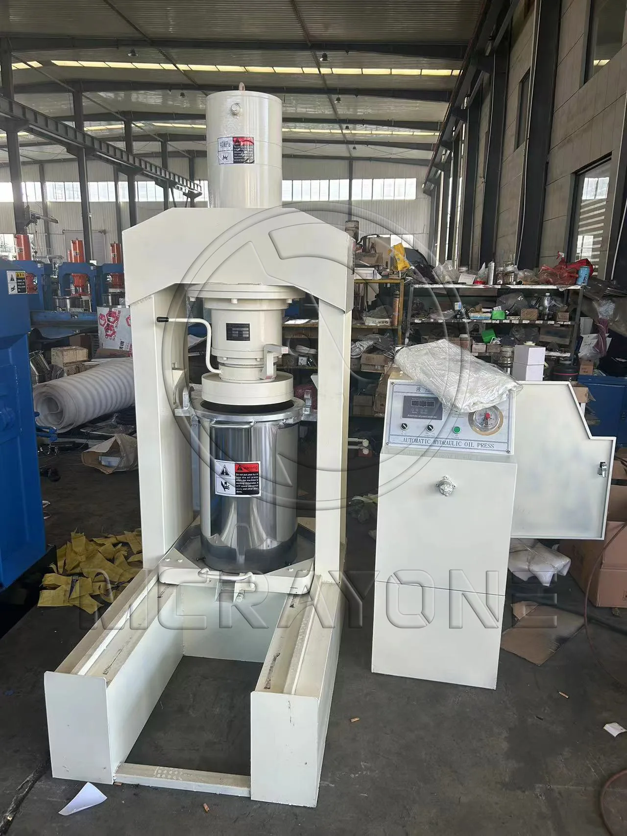 شريط الضغط الهيدروليكي اضغط على برميل واحد