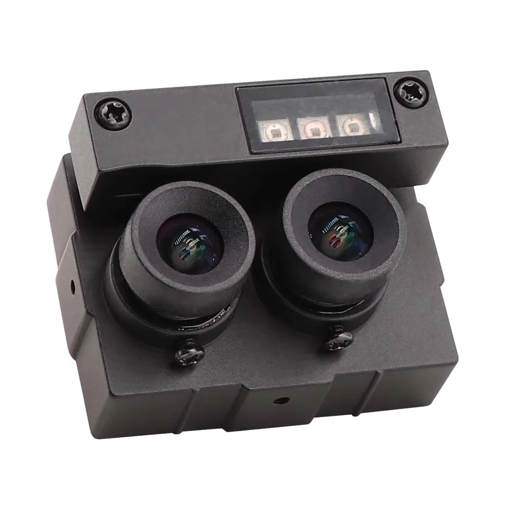 Synchronization 2MP 1080P IR Day Night Vision Stereo Webcam UVC Dual Lens USB Camera for Face Recognition  Detection 3D VR