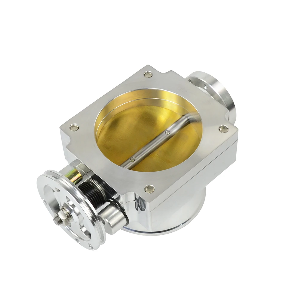 WLR - NEW 65MM 70MM 80MM 90MM THROTTLE BODY PERFORMANCE INTAKE MANIFOLD BILLET ALUMINUM HIGH FLOW